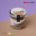 J&C Cookies Toples Kaca Choco Flakes