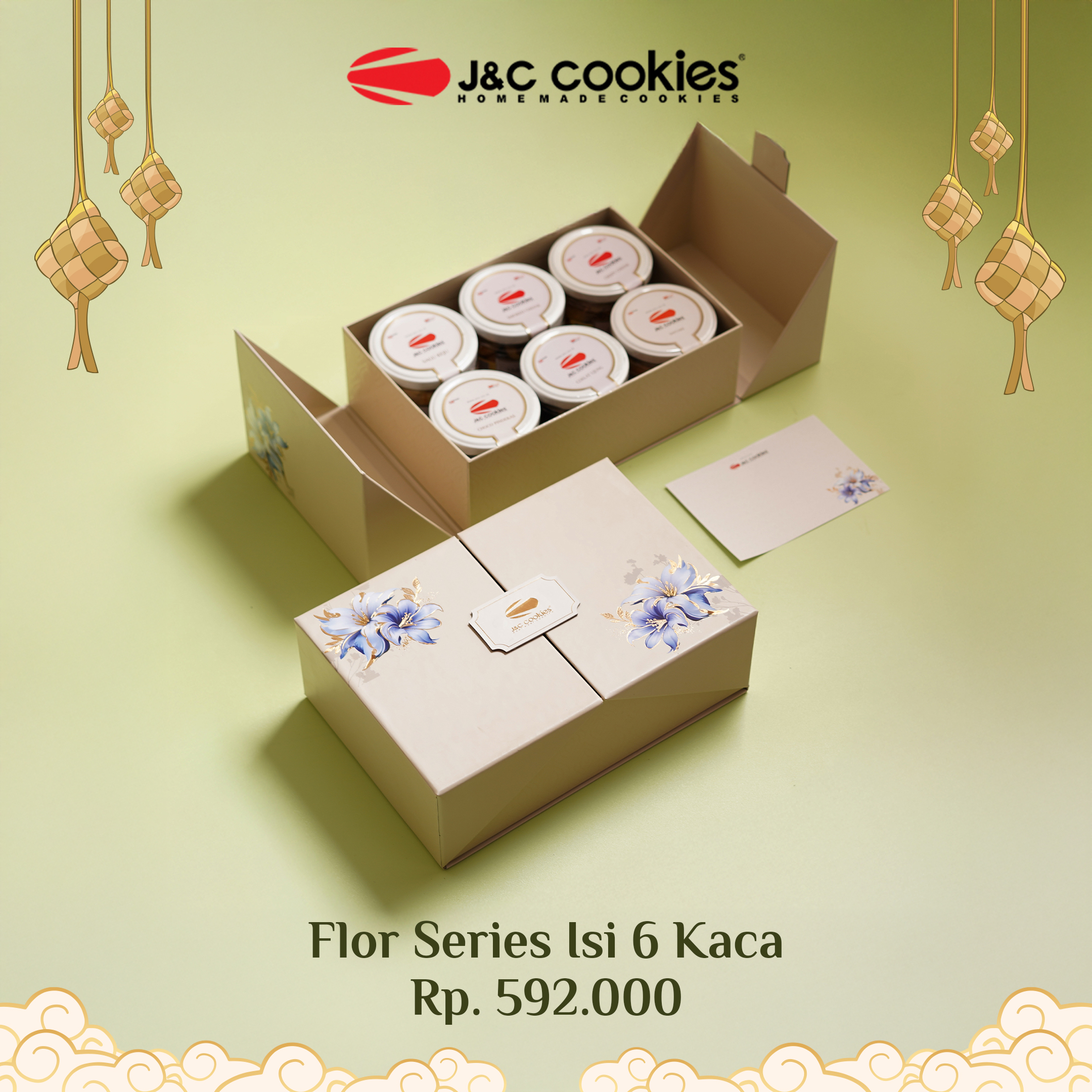 JNC Cookies Hampers Flor Series